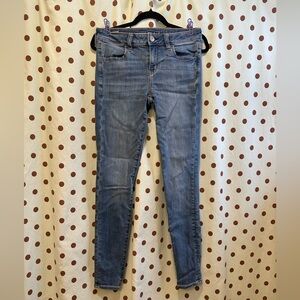 American Eagle Next Level Stretch Jeggings, Size 4 Long, Gently Used
